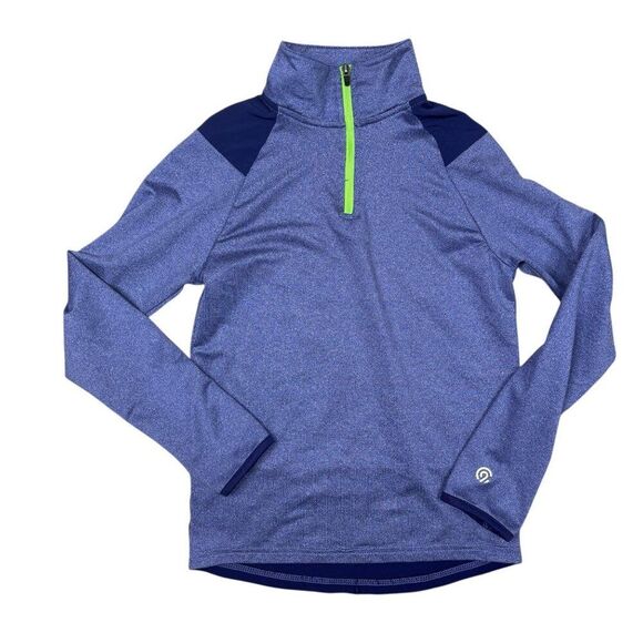 Champion Purple Long Sleeve Top Girls Size Small 6-7 - Picture 1 of 5